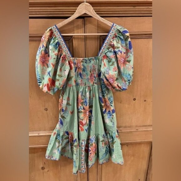 Farm Rio Bright Yard Mini Dress - Picture 4 of 5